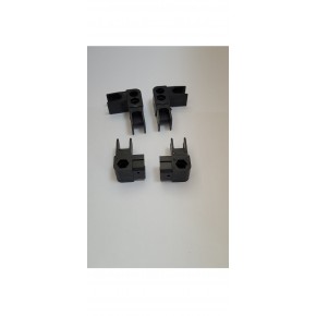 KOMARNIK PLISE 18mm SET CRNI NISKI PRAG