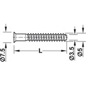 VIJAK CONFIRMAT 5.0X 50           