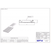 GTV EVO DONJA DUPLA VODILICA 2,35M ZA KLIZNE ORMARE A-TDEVO-235-05
