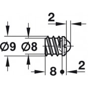 UPAD KUGLIČNI ZA NAMJ.  12.0mm    