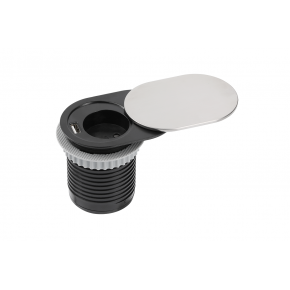 UTIČNICA UGRADNA SLIDE 60 mm 1X SCHUKO+1X USB