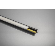 PROFIL ZA LED ALUMINIJ GTV GLAX UTOR  2 M CRNI