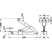 OKOV ZA UZGLAVLJE  300 mm ZN    