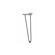 NOGA ZA STOL ARTO 10x406 mm CRNA


