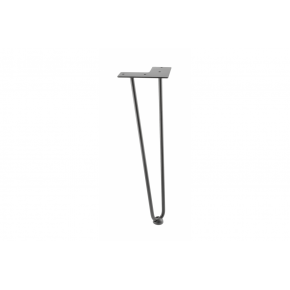NOGA ZA STOL ARTO 10x406 mm CRNA


