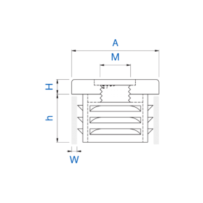 ČEP ZA CIJEV  PVC  40 X 40 M 10
