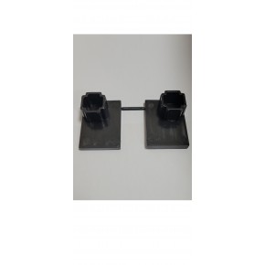 Čep vodilice 53 X 39 mm crni za rolete