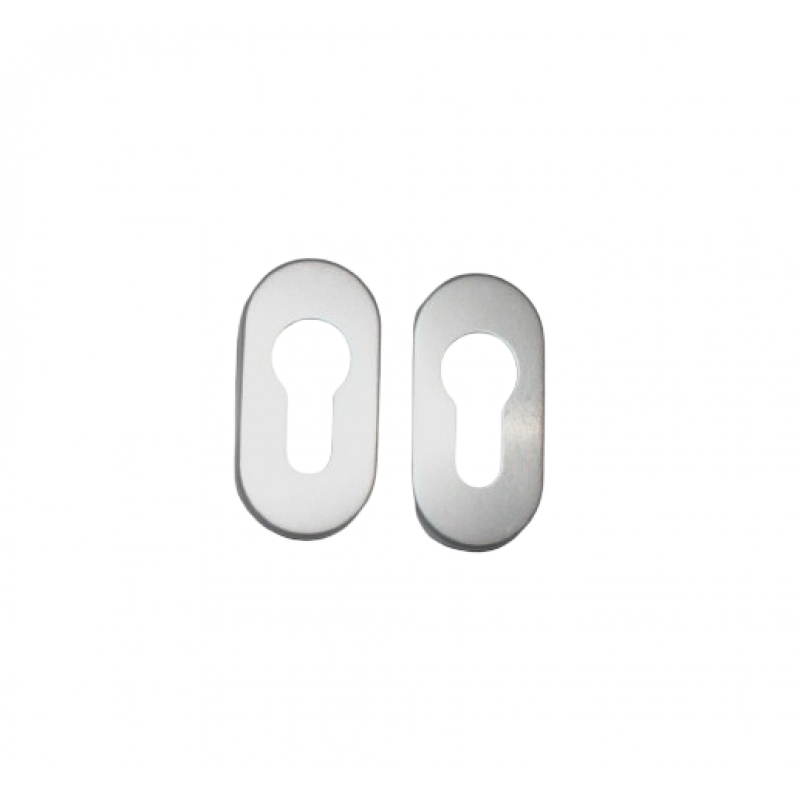 ROZETA APECS INOX OVAL CILINDAR