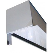 Aluminijska kutija M 90° 165 mm donja smeđa