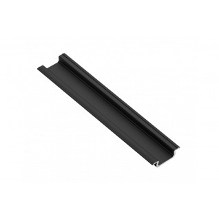 PROFIL ZA LED ALUMINIJ GTV GLAX UTOR  2 M CRNI
