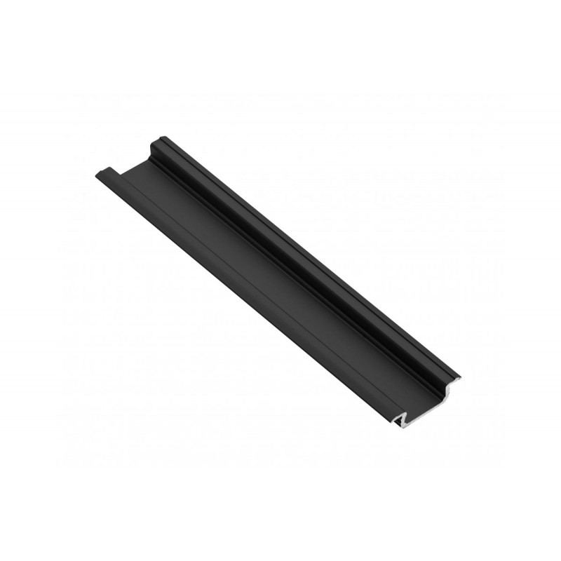 PROFIL ZA LED ALUMINIJ GTV GLAX UTOR  2 M CRNI